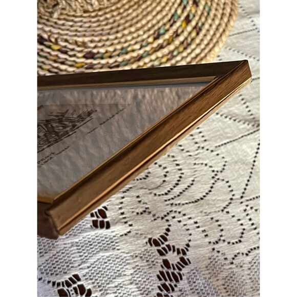 Vintage Tom Berger “1969 “Proof” Lace House print framed . - Picture 4 of 7